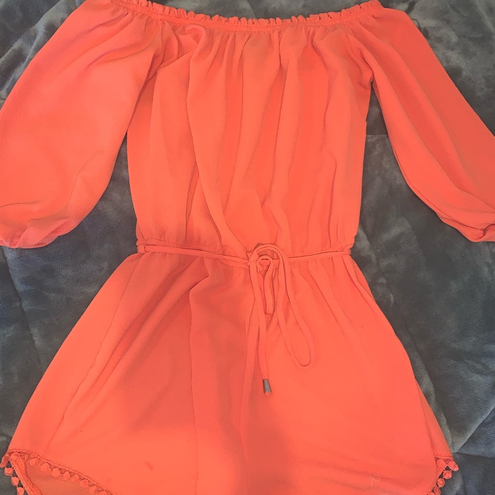 Coral Romper